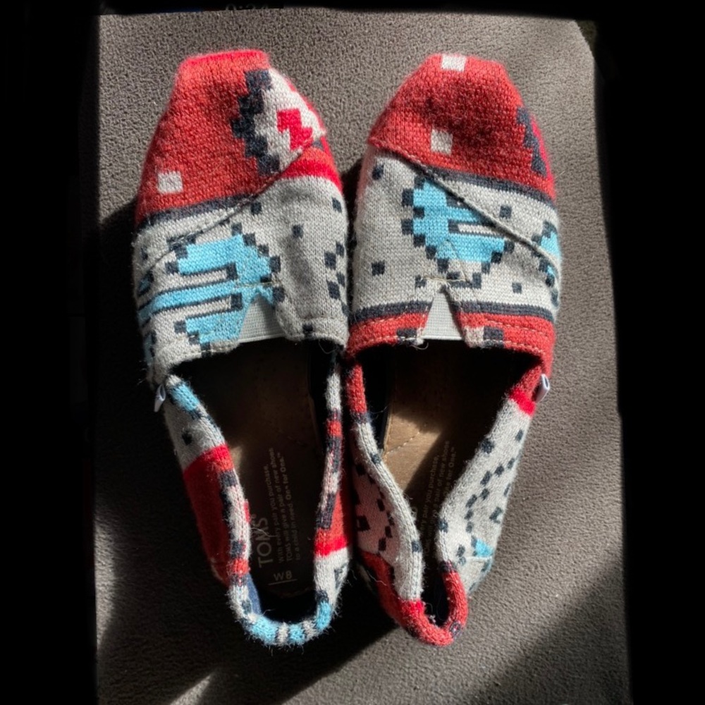TOMS Aztec Slip On Shoes